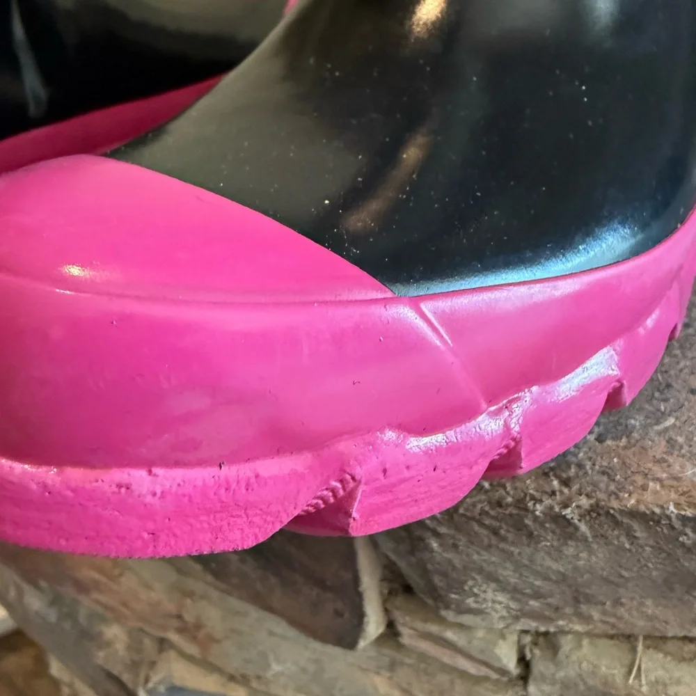 Coach Roxanne Poppy Rain Boots Size 8 - Picture 9 of 14